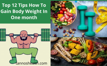 how to gain body weight in one month
